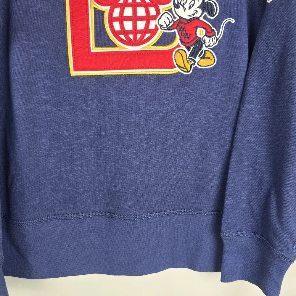 Disney Mens US S WALT DISNEY WORLD 1971 Letterman‎ SWEATSHIRT VARSITY RETRO.E124 - Picture 10 of 12